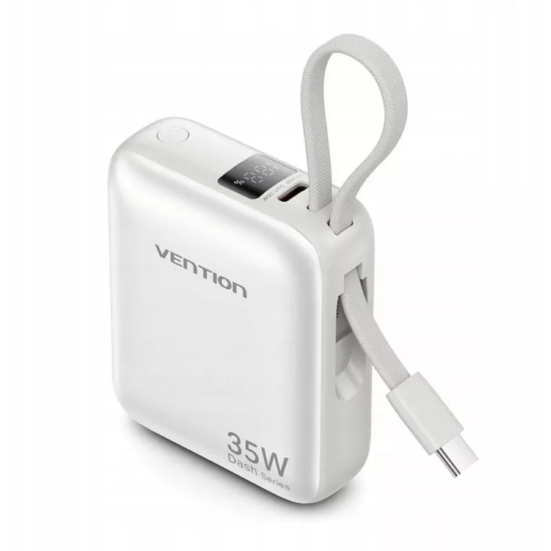 Powerbank Vention FHEN0 Lithium-Polymer 10000 mAh 35W USB-C 1-Port Weiß