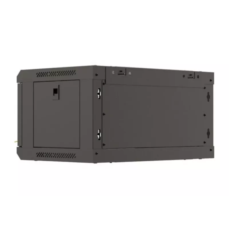 Wandmontierbarer Rack-Schrank LANBERG WF03-5304-10B 19 Zoll 4U schwarz, Glastür