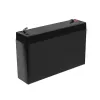 Wiederaufladbare versiegelte Blei-Säure-Batterie Grün Cell AGM12 6 V 7000 mAh Schwarz