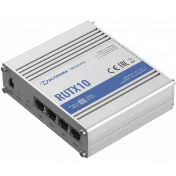 Teltonika RUTX10 Wireless Router Gigabit Ethernet Dual-Band (2,4 GHz / 5 GHz) Weiß