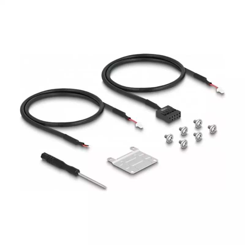 DeLOCK Konverter M.2 Key B+M Stecker auf Mini PCIe Slot flexibles Kabel