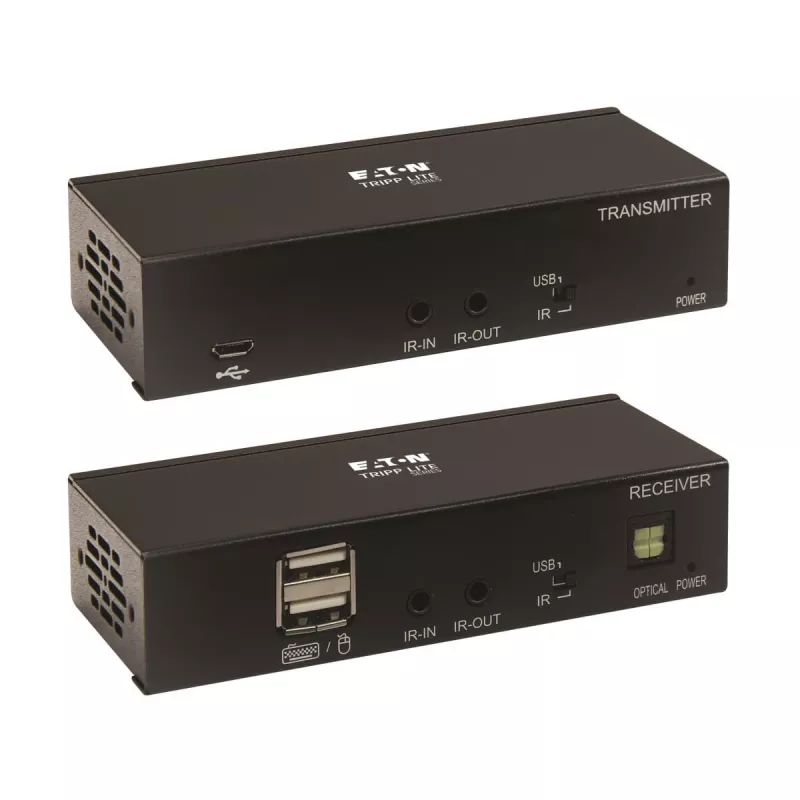 Eaton Tripp Lite Series DisplayPort-zu-HDMI über Cat6 Extender-Kit mit KVM-Unterstützung, 4K 60Hz, 4:4:4, USB, PoC, HDCP 2.2, bis zu 70 m, TAA - Erweiterung für Video/Audio, HDMI, Di