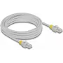 DeLOCK Netzwerkkabel RJ45 Cat.6A S/FTP mit farbigen Clips 5 m