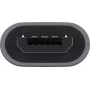 Goobay USB 2.0 Hi-Speed Adapter, Grau, Grau – USB-C™-Buchse > USB 2.0 Micro-Stecker (Typ B) (55553)