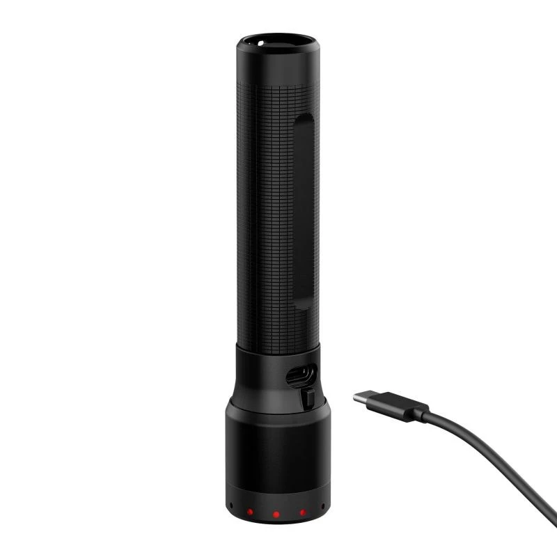 Handtaschenlampe Ledlenser P7R Schwarz wiederaufladbar LED 1000 Lumen, 3,7V 21700, IP68, 159 mm, 360 g