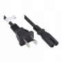 Alcasa P4070-S018 Stromkabel Schwarz 1,8 m NEMA 1-15P C7-Koppler (P4070-S018)