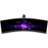 LORGAR 34MP1, UWQHD MiniLED Gaming Monitor Pro, 34'' (3440*1440) VA curved monitor, schwarz/milchgrau