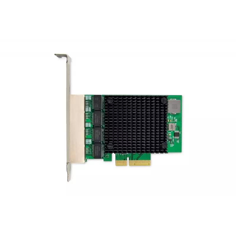 Digitus 4-Port 2,5 Gigabit Ethernet-Netzwerkkarte PCI Express Realtek-Chipsatz