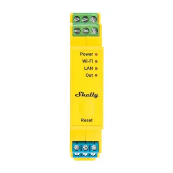 Shelly RGBWW Pro WiFi 5-Kanal DIN-Schienen-Lichtsteuerung