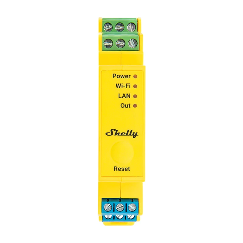 Shelly RGBWW Pro WiFi 5-Kanal DIN-Schienen-Lichtsteuerung