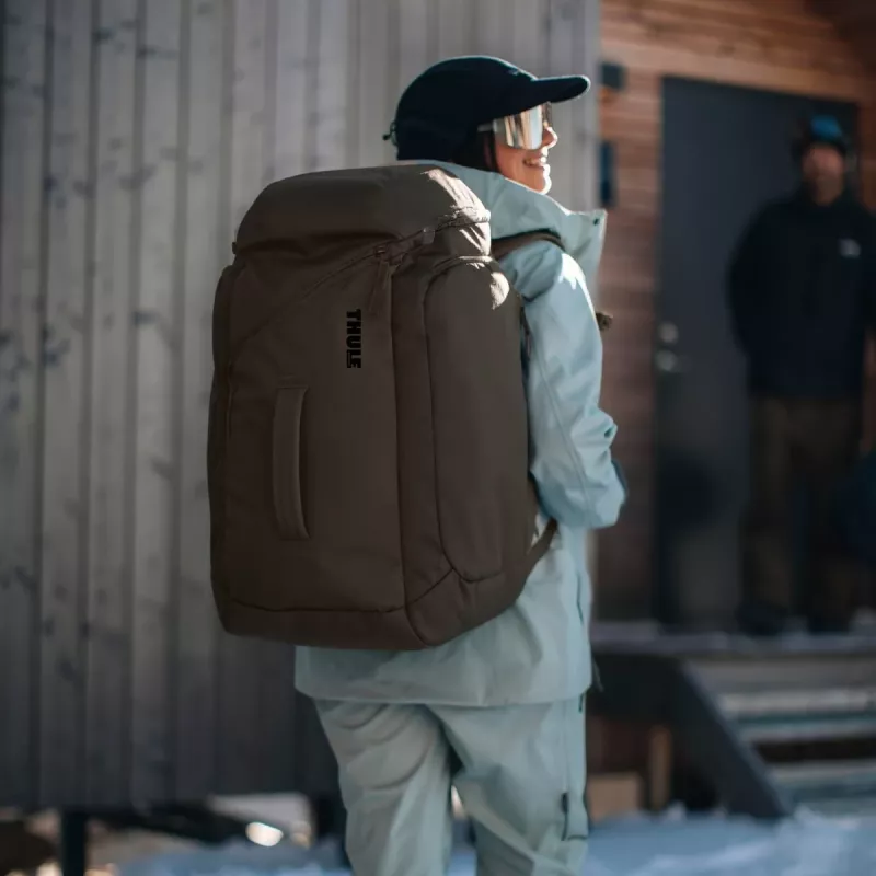 Thule 5157 Roundtrip Rollender Ski- und Snowboard-Boots-Rucksack 60L Deep Khaki