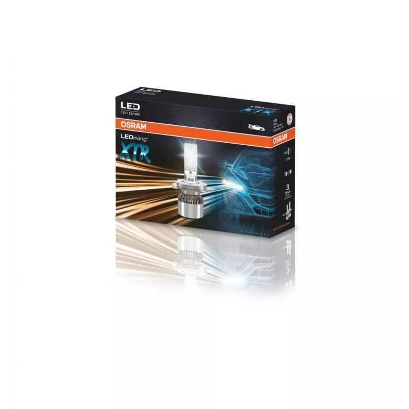 LED-Scheinwerferbirnen Ledvance LEDriving XTR H4 64193DWXTR, Set von 2