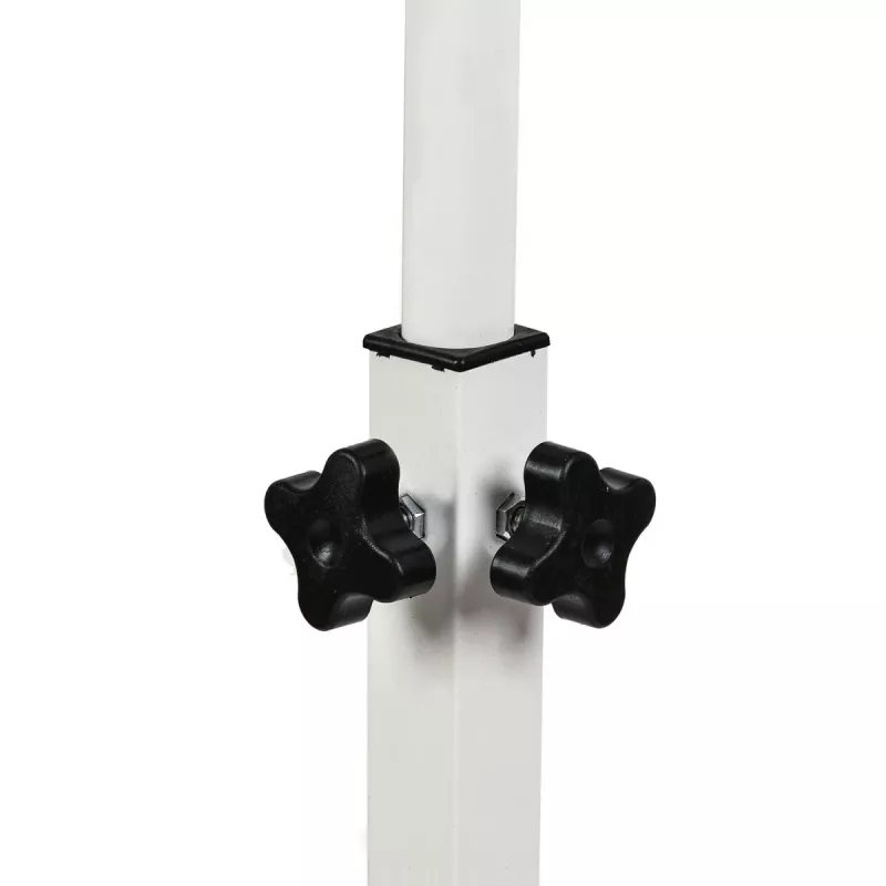 Maclean mobiler Schreibtisch/Laptop-Ständer, weiß, Höhenverstellung 59-89 cm, max. 30 kg, MC-121 W