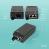Digitus Gigabit Ethernet PoE+ Injector 802.3at 30 W Schwarz