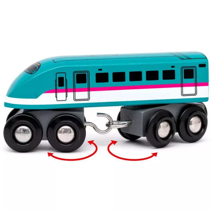 Spielzeugzug Ravensburger BRIO World Trains of the World Shinkansen E5 Hayabusa