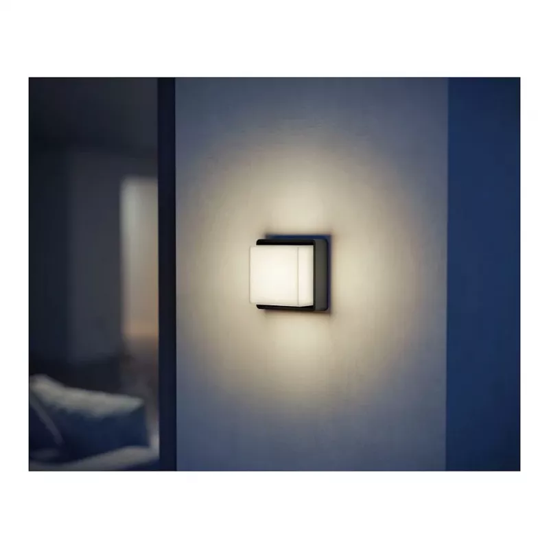 Außenwandleuchte Steinel L 845 SC, LED nicht austauschbar 9 W, anthrazit, Aluminium/Kunststoff, 160°/5 m