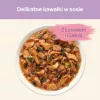 Purina Cat Chow Sensitive Gig mit Lachs und Zucchini in Sauce - Nassfutter für Katzen - 85 g