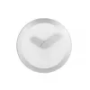 NeXtime klok 2615zi Focus, Ø25 cm, Wanduhr, Weiß/ Silber