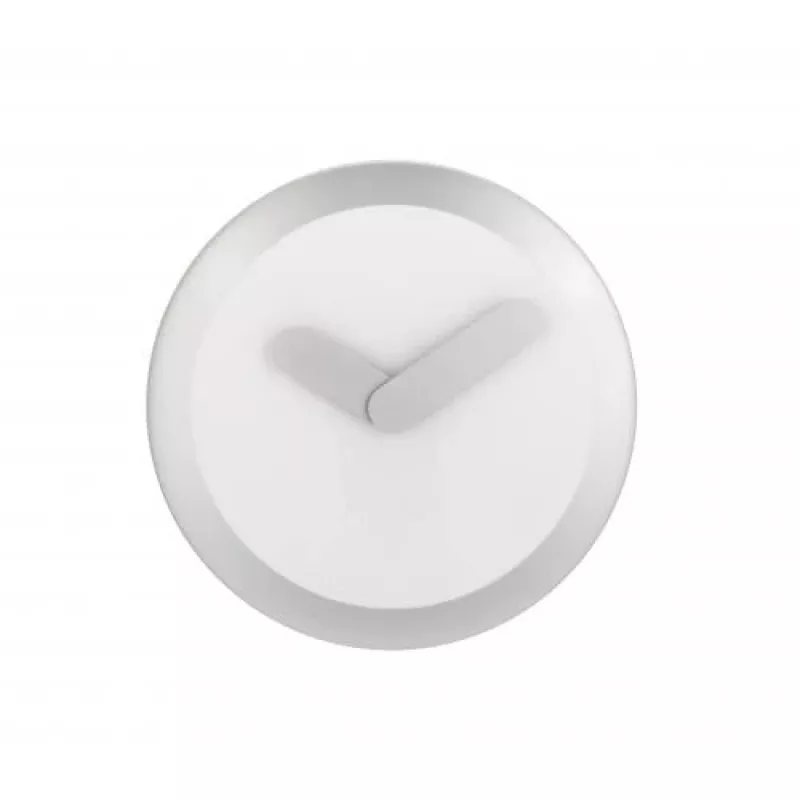 NeXtime klok 2615zi Focus, Ø25 cm, Wanduhr, Weiß/ Silber