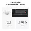 Mechanische Full-Size-Tastatur Keychron Q6 Max – Rote Schalter, weißes Gehäuse