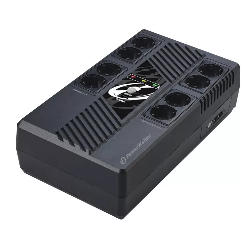 PowerWalker VI 1000 MS FR Line-Interactive 1000 VA 600 W 8 AC-Ausgänge