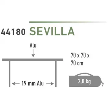High Peak Campingtisch Sevilla 44180