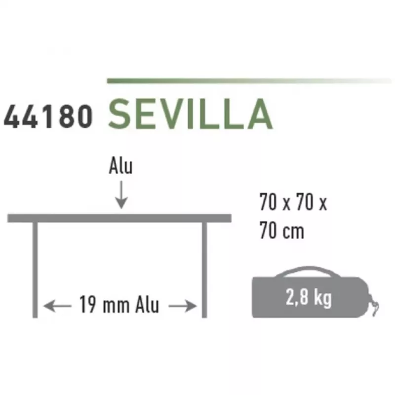 High Peak Campingtisch Sevilla 44180