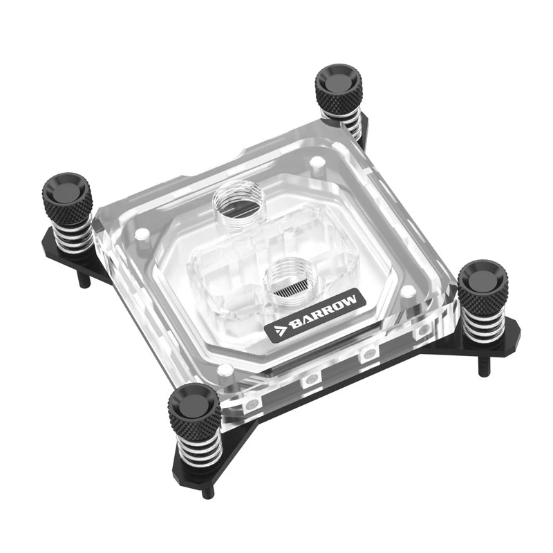 Wasserkühler Barrow LTYK3-04I Schwarz Acryl RGB für CPU-Kühlung, Acryl-Deckel, RGB-Beleuchtung