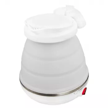 Elektrischer Wasserkocher ESPERANZA EKK023 — 0,5 l, 750 W, weiß, Edelstahl und Kunststoff