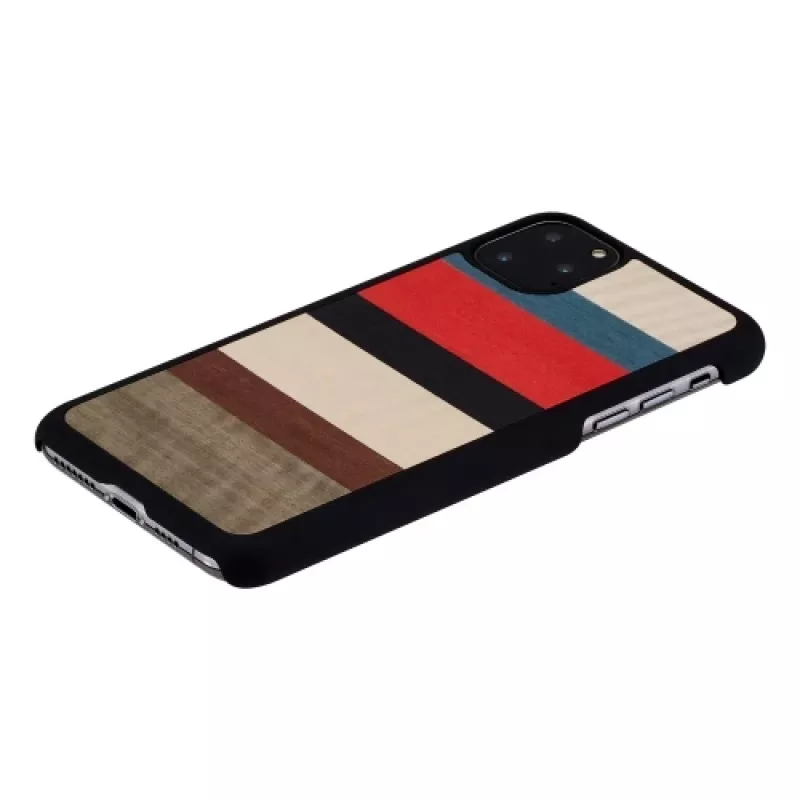 Smartphone-Hülle man and wood für iPhone 11 Pro Max — Corallina Schwarz Schutzcover