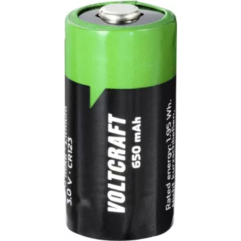 VOLTCRAFT Spezialbatterie CR 123 Lithium 3 V 650 mAh (VC-12713995)