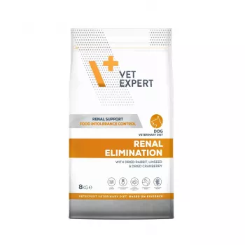 Trockenhundefutter VETEXPERT Veterinary Diet Renal Elimination — adult, Kaninchengeschmack, 8 kg, Protein 15,8 %, Fett 19,5 %