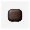 Leder-AirPods-Hülle Nomad V3 Rustic Brown — schützende Lederabdeckung für das AirPods-Ladecase