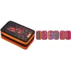 Federmäppchen Herlitz 50038794 Weich Polyester Schwarz Orange 190x115x70mm