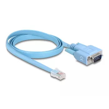 DeLOCK Adapter RS-232 DB9 Stecker auf RJ45 Stecker 1 m