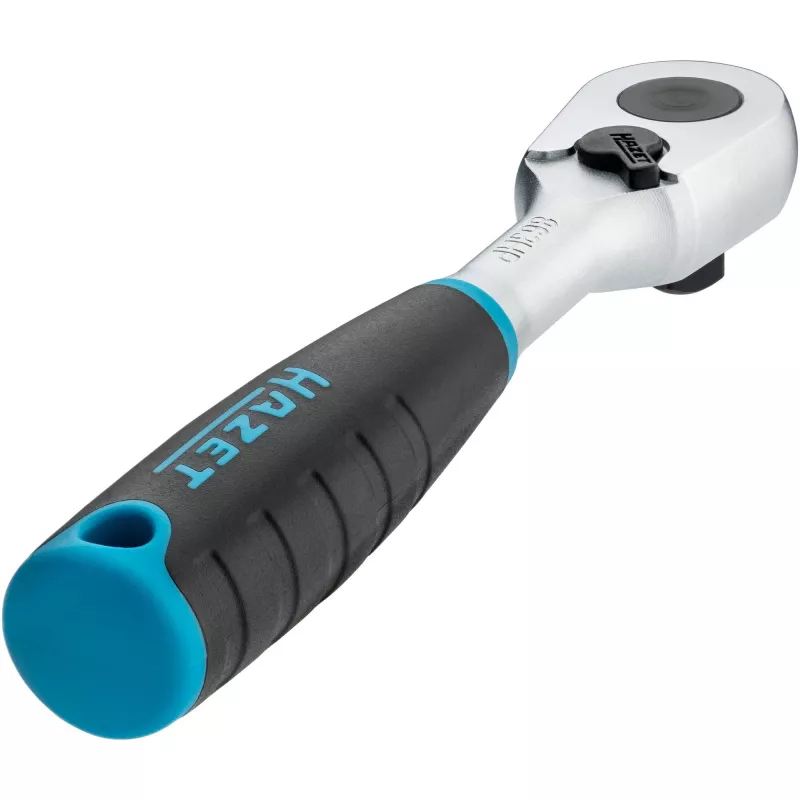HiPer Feinverzahnter Umschaltknarre 863HP, 1/4 (schwarz/blau, Schwenkwinkel 4°, Kugelarretierung)