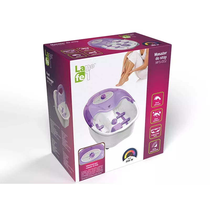 LAFE MFS-002 Fußbad-Massagegerät mit Heizung und Sprudelfunktion