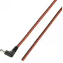 VOLTCRAFT Niedervolt-Verbindungskabel Niedervolt-Stecker - Kabel, offenes Ende 5,5 mm 2,5 mm 2 m 1 Stück (93025c179)