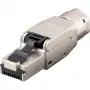 Goobay CAT 8.1 STP-geschirmter, feldkonfektionierbarer RJ45-Stecker (61130)