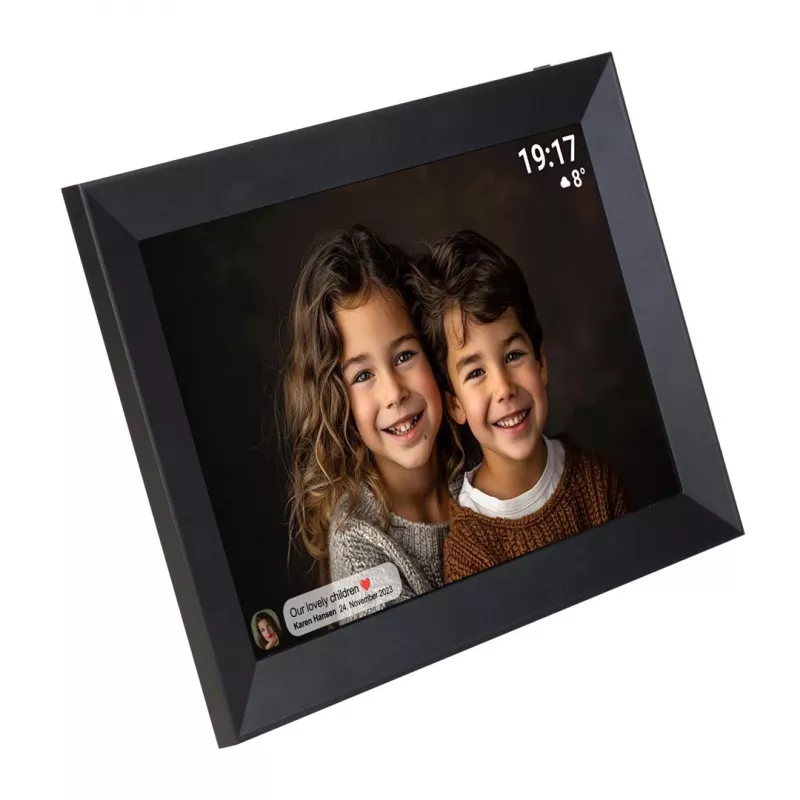 Denver PFF-1012 digitaler Bilderrahmen Schwarz 25,6 cm (10,1) Touchscreen Wi-Fi