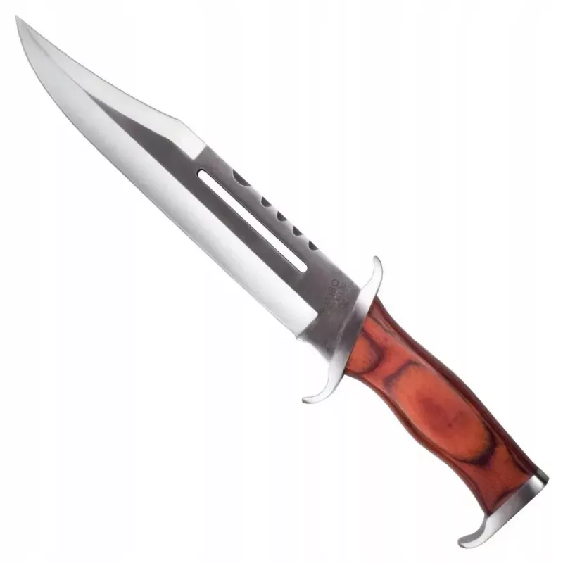 Feststehendes Überlebensmesser Cinema Classic CC-H3 Rambo III 425 mm, Stahlklinge, Codura-Griff, Lederscheide