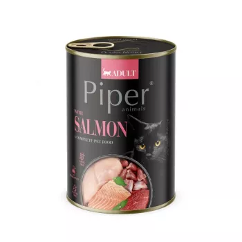 PIPER Animals mit Lachs - Nassfutter für Katzen - 400 g