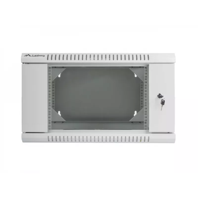 Lanberg WF02-6606-10S Rack-Schrank 6U Wandmontage-Rack Grau