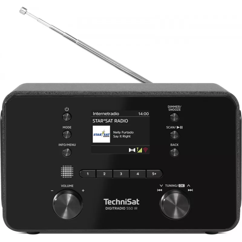Personalradio TechniSat DigitRadio 550 IR Digital DAB+ FM 100W