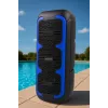 Tragbarer Stereo-Lautsprecher SQUEAK SQ1009 – Bluetooth 5.3, 45 W RMS, 10 h Akkulaufzeit, FM, USB, AUX, LED, 1800 mAh, Schwarz
