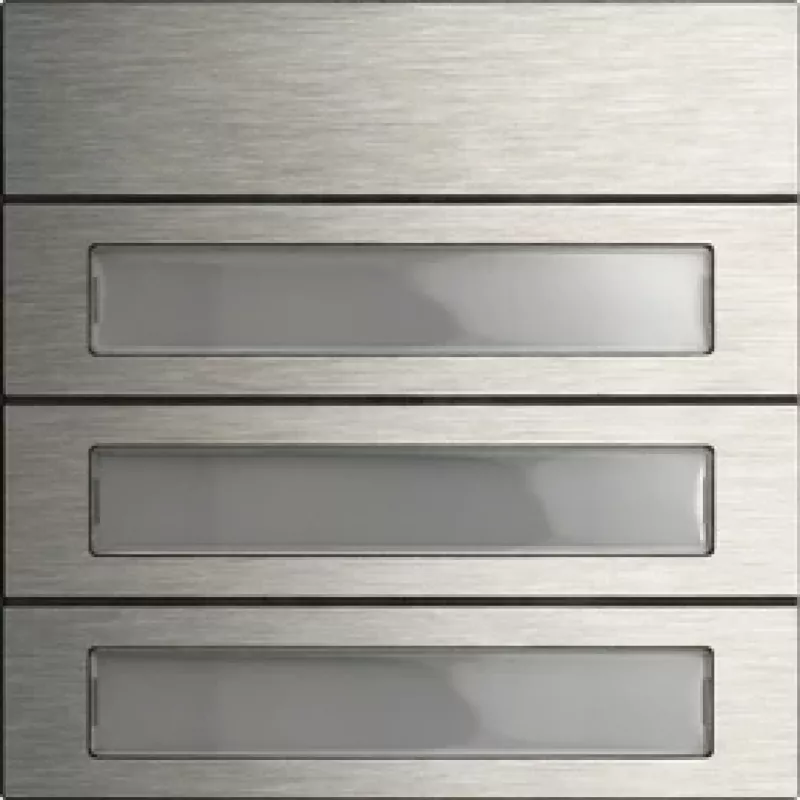 Ruftastenmodul GIRA 5533920 — Edelstahl, 106,5×106,5 mm, 160 mA