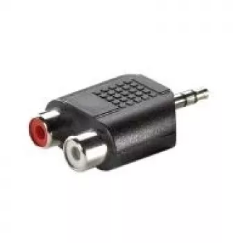 3.5mm Adapter VALUE 3.5mm M auf 2x RCA F