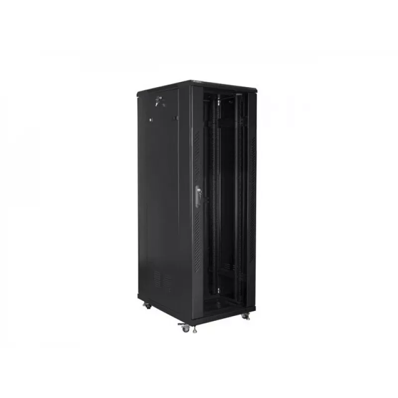 Lanberg FF01-8847-12B Rack-Schrank 47U Standschrank Schwarz