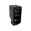 Tonerkartusche Lexmark CS720 Standard Yield 2500 Seiten Cyan