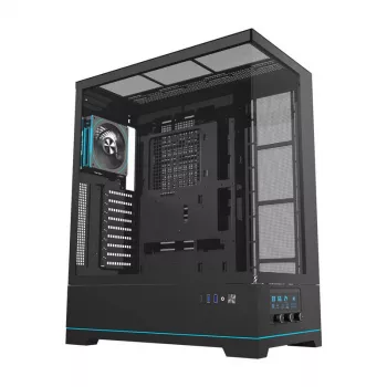 Computergehäuse darkFlash DY451L PRO Schwarz ATX Schwarz